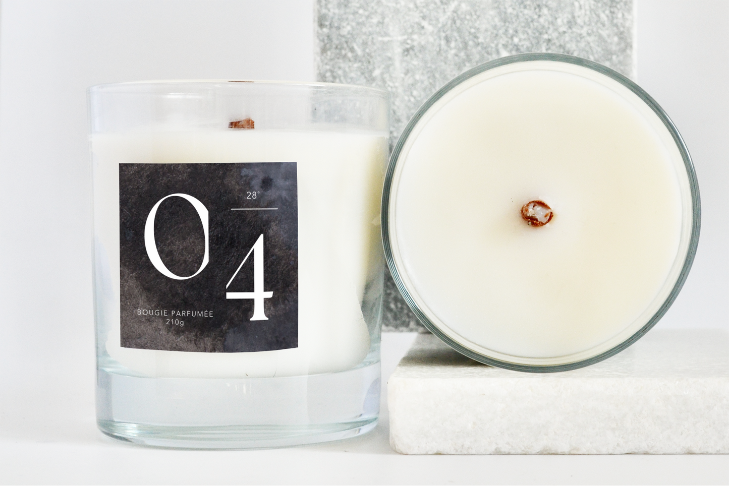 coconut wax candle