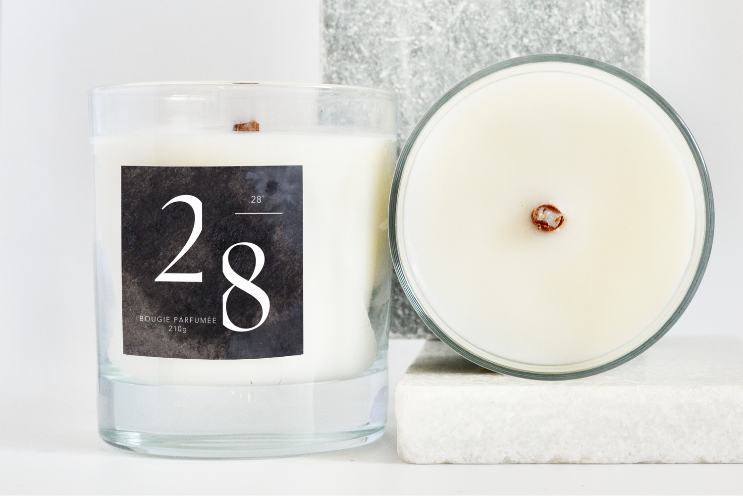 coconut wax candle | candle and oud