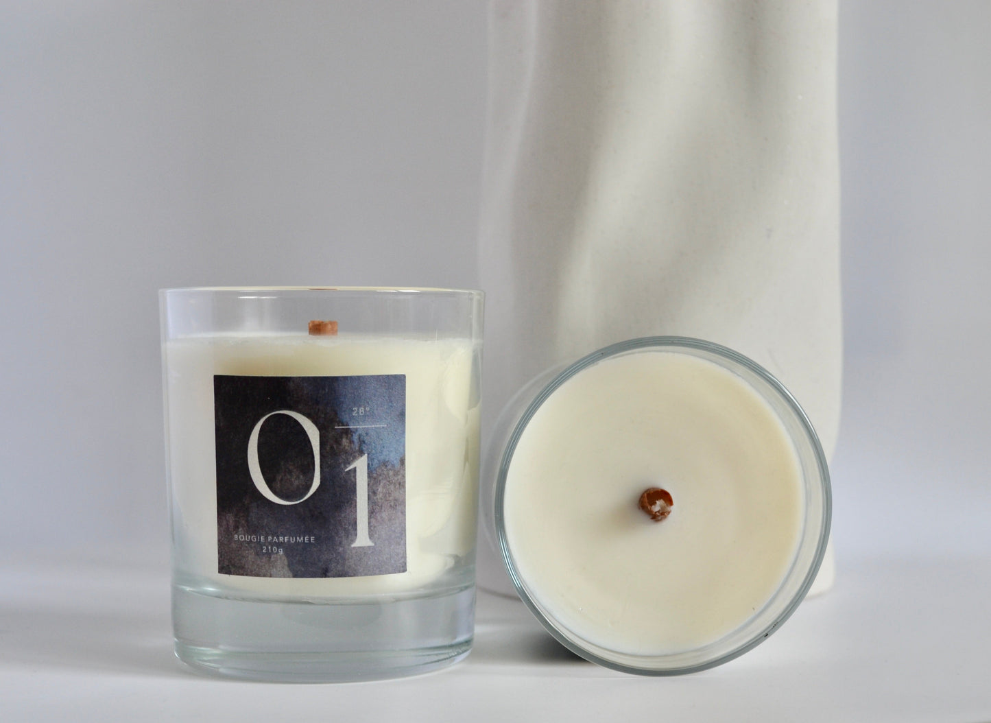 coconut wax candle | non-toxic | eco friendly